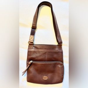 Fossil leather bag